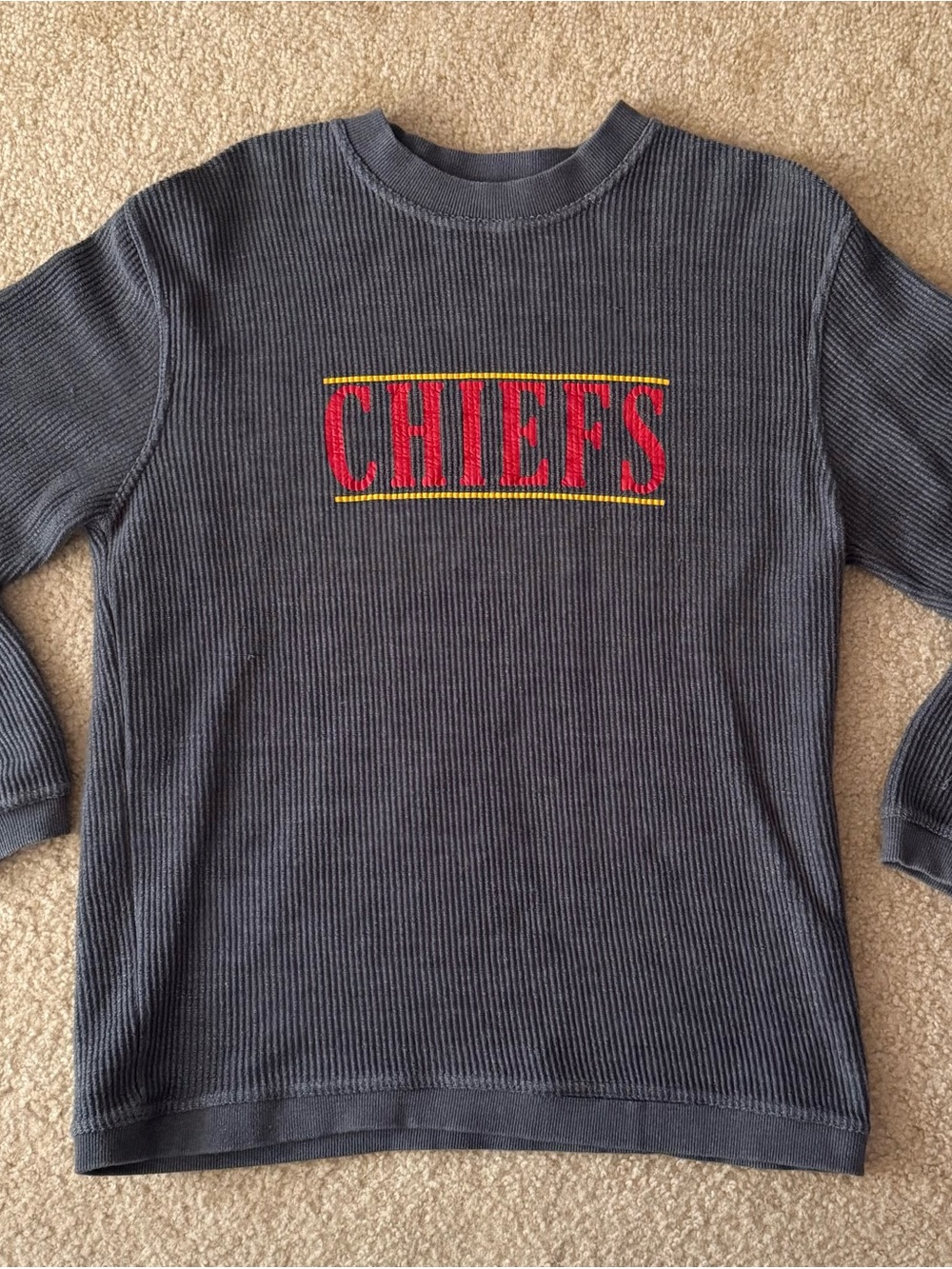 CHIEFS Ribbed Crewneck Sweater